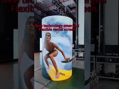 La haute P1.86 régénèrent l'écran flexible de panneaux d'affichage à LED